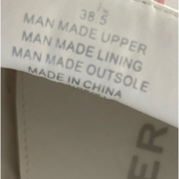 NWOT Kurt Geiger White chunky lug sole loafers, women’s size 38.5. - Picture 8 of 9